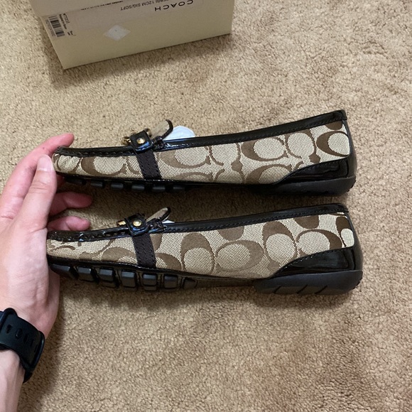 Coach Classic Canvas Logo Perri Loafers - Picture 7 of 10